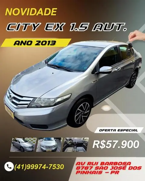 Carro Honda City 2013 DX 1.5 (Flex)