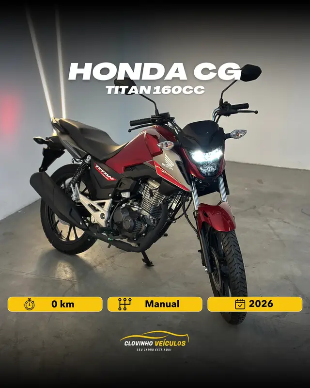 Moto Honda CG 160 2026 Titan