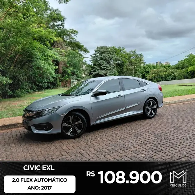 Carro Honda Civic 2017 EXL 2.0 i-VTEC CVT