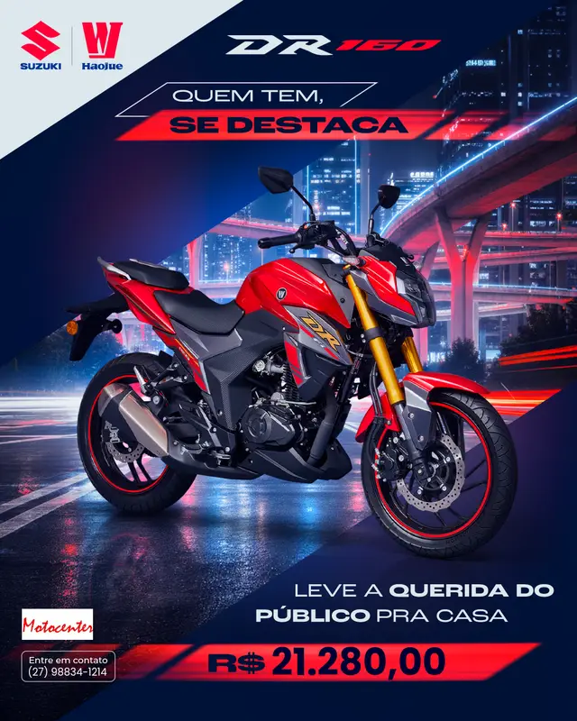 Moto Haojue DR 160 2026 CBS