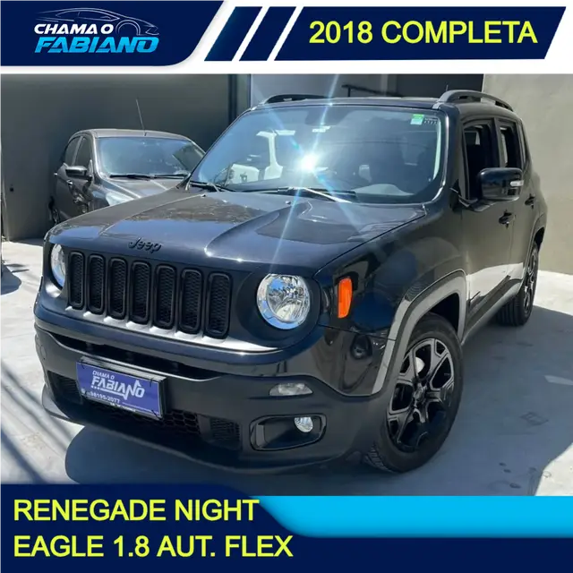 Carro Jeep Renegade 2018 Night Eagle 1.8 4x2 (Aut) (Flex)