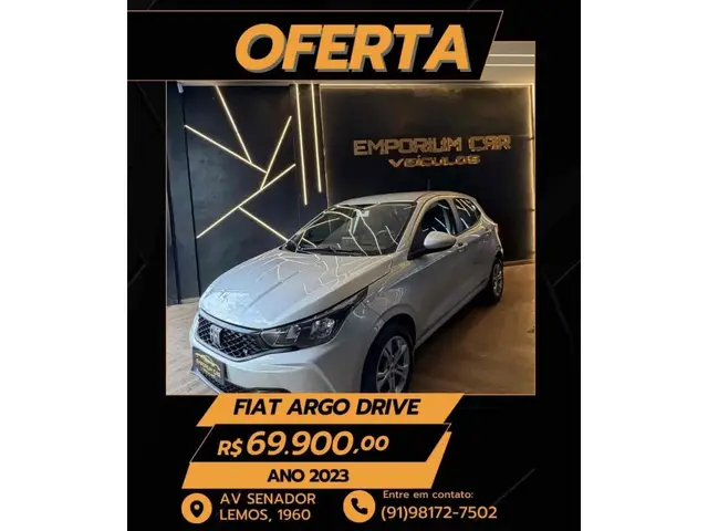 Carro Fiat Argo 2023 Drive 1.0 (Flex)