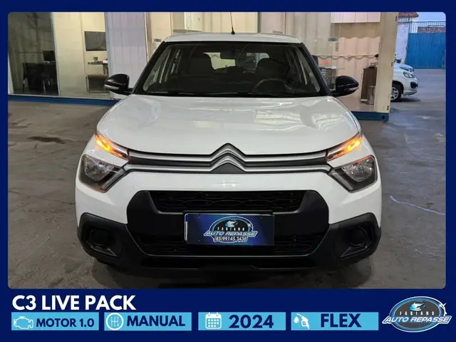 Carro Citroën C3 2024 Live Pack 1.0
