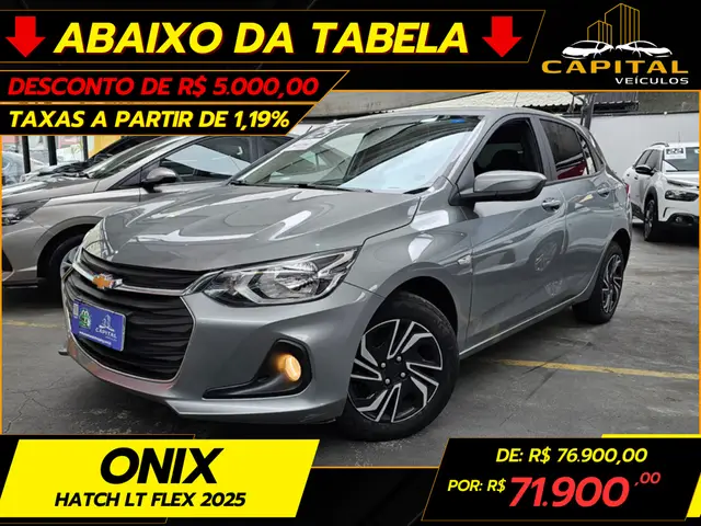 Carro Chevrolet Onix 2025 LT 1.0