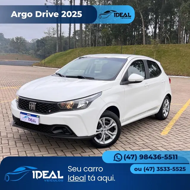 Carro Fiat Argo 2025 Drive 1.0