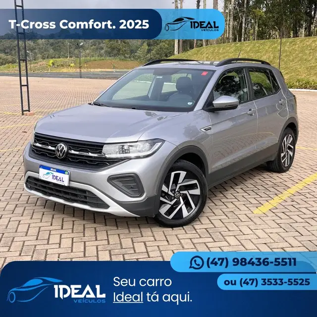 Carro Volkswagen T-Cross 2025 1.0 200 TSI Comfortline (Aut) (Flex)