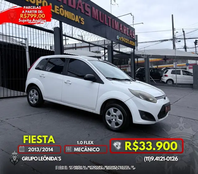 Carro Ford Fiesta Hatch 2014 S Rocam 1.0 (Flex)