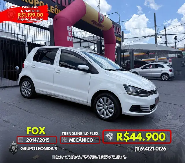 Carro Volkswagen Fox 2015 Trendline 1.0 TEC (Flex)
