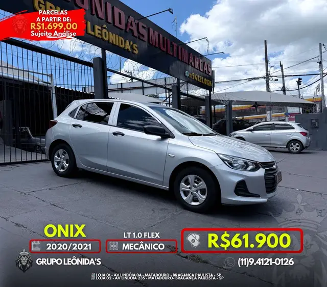 Carro Chevrolet Onix 2021 1.0 (Flex)