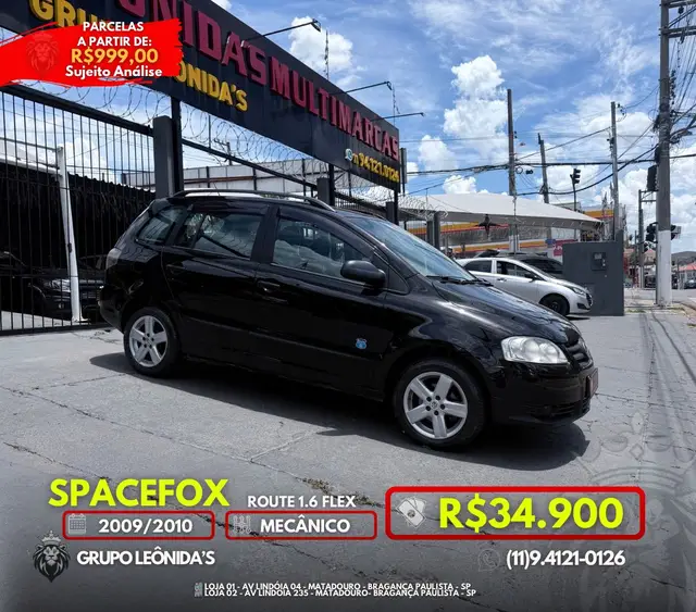 Carro Volkswagen SpaceFox 2010 Route 1.6 8V (Flex)