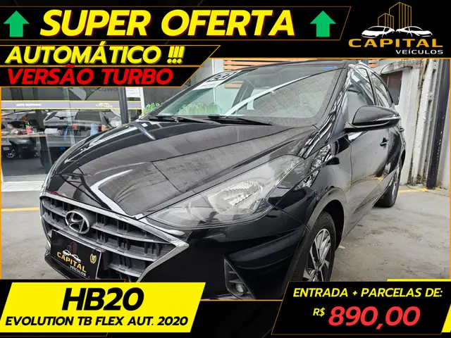 Carro Hyundai HB20 2020 1.0 Evolution Turbo (Aut) (Flex)