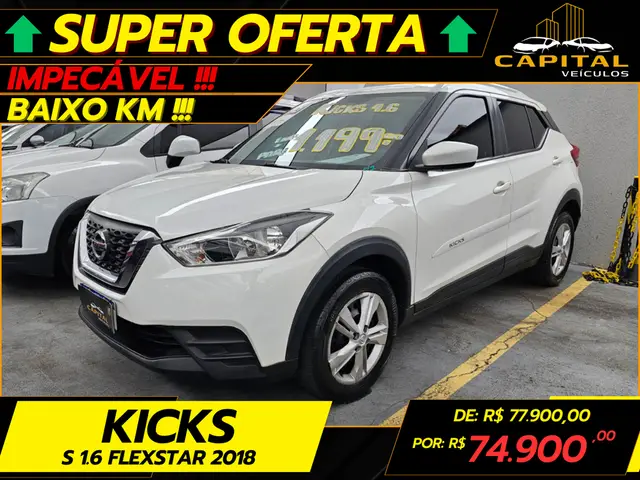 Carro Nissan Kicks 2018 1.6 S (Flex)