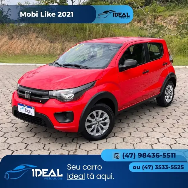 Carro Fiat Mobi 2021 Like 1.0 (Flex)