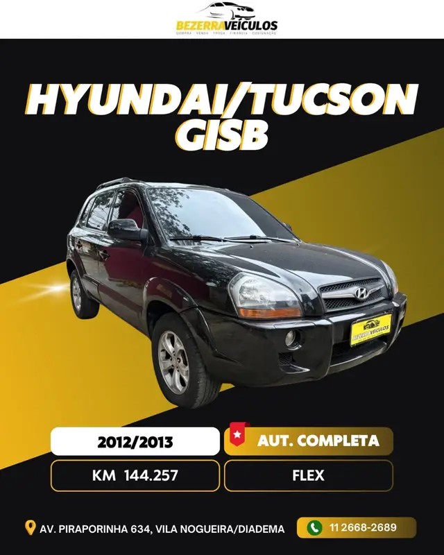 Carro Hyundai Tucson 2013 GL 2.0 16V