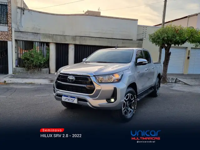 Carro Toyota Hilux Cabine Dupla 2022 SRV 2.8 TDI CD 4x4 (Aut)