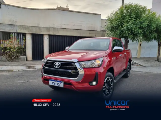 Carro Toyota Hilux Cabine Dupla 2022 SRV 2.8 TDI CD 4x4 (Aut)