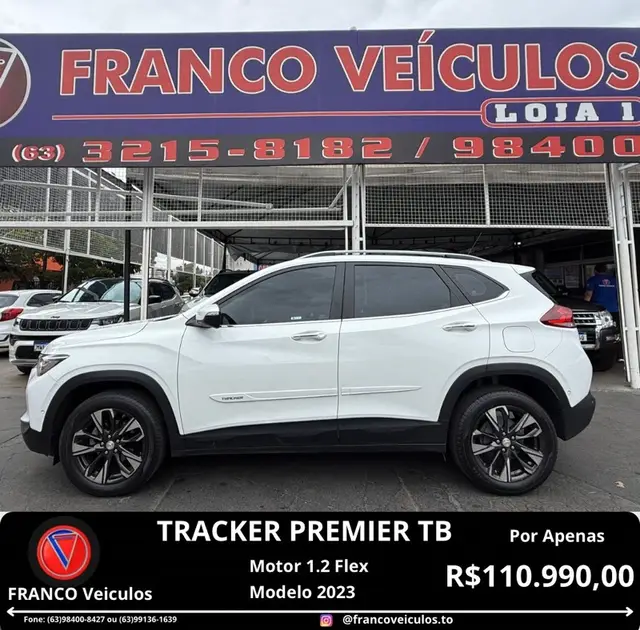 Carro Chevrolet Tracker 2023 Premier 1.2 Turbo (Aut.)