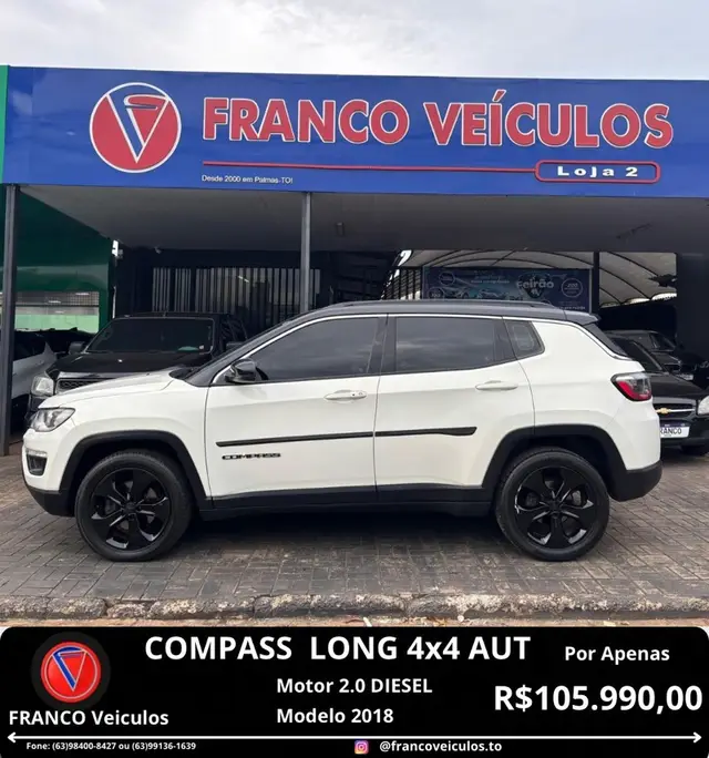 Carro Jeep Compass 2017 2.0 Sport 4x2 (Aut) (Flex)