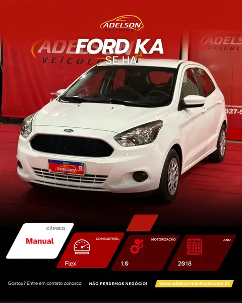 Carro Ford Ka 2018 1.0 S (Flex)