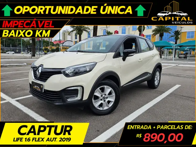 Carro Renault Captur 2019 Life 1.6 16v SCe CVT (Flex)