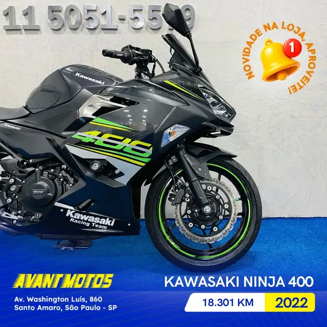 Moto Kawasaki Ninja 2022 400