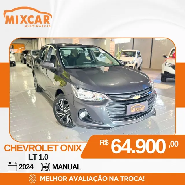 Carro Chevrolet Onix 2024 LT 1.0