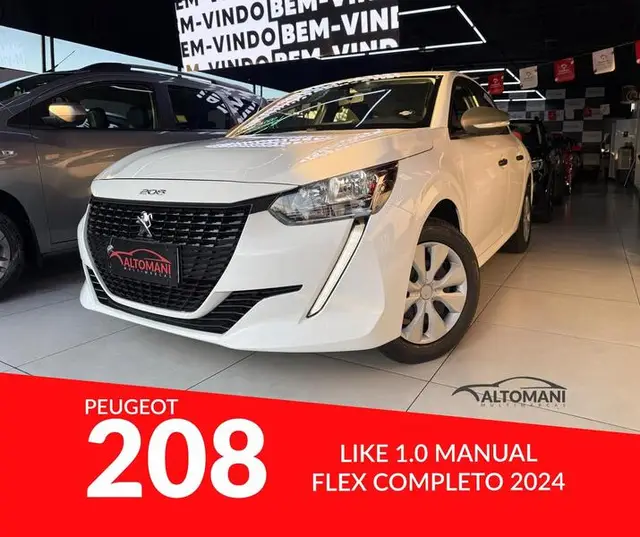 Carro Peugeot 208 2024 Like 1.0