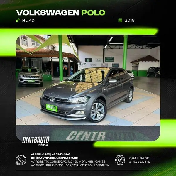 Carro Volkswagen Polo 2018 1.0 200 TSI Highline (Aut) (Flex)