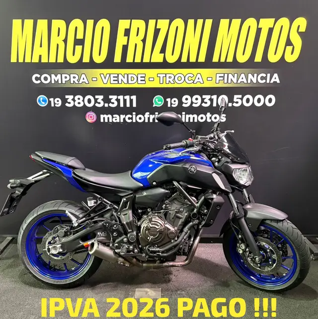Moto Yamaha MT-07 2025 ABS