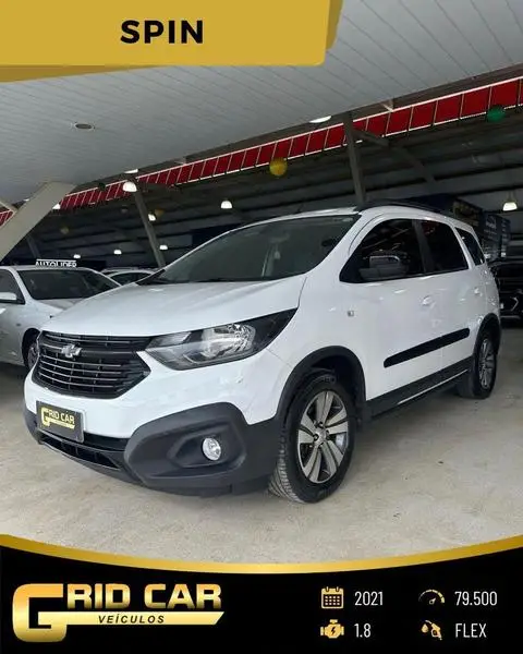 Carro Chevrolet Spin 2021 Activ 7S 1.8 (Flex) (Aut)