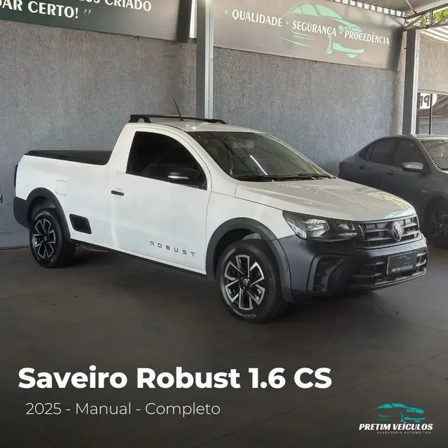 Carro Volkswagen Saveiro 2025 Robust Total Flex 16V