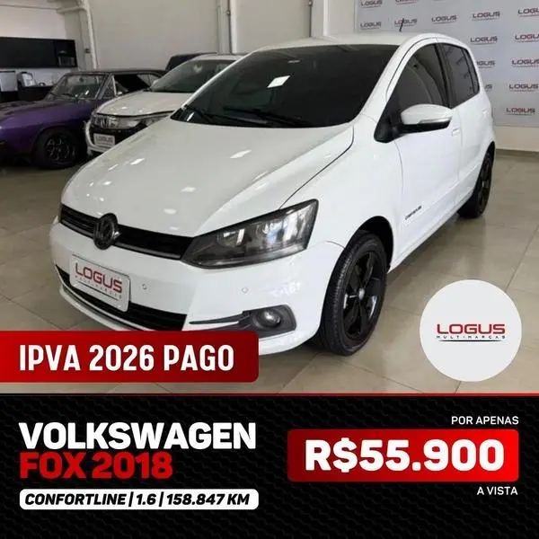 Carro Volkswagen Fox 2018 1.6 MSI Comfortline (Flex)