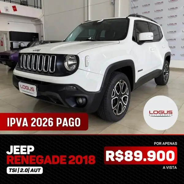 Carro Jeep Renegade 2018 Longitude 2.0 TDI 4x4 (Aut)