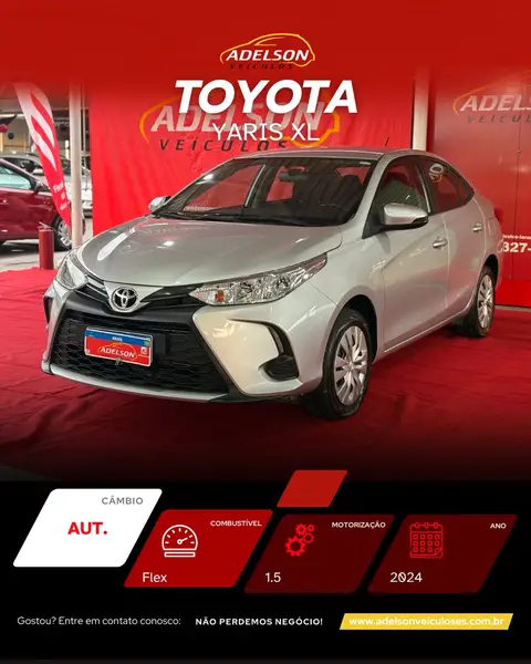 Carro Toyota Yaris 2024 XL 1.5 (Flex) (Aut)