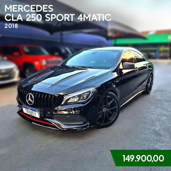 Carro Mercedes-Benz Classe CLA 2018 CLA 250 Sport DCT 4Matic