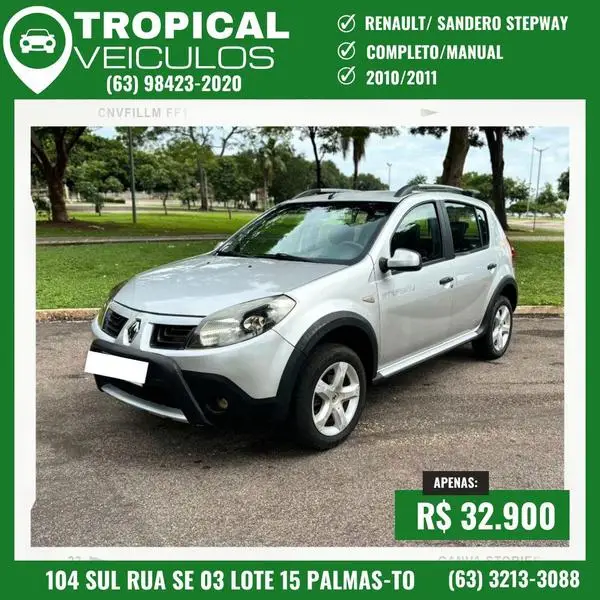 Carro Renault Sandero 2011 Authentique 1.0 16V (flex)