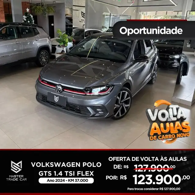 Carro Volkswagen Polo 2024 GTS (Aut) (Flex)