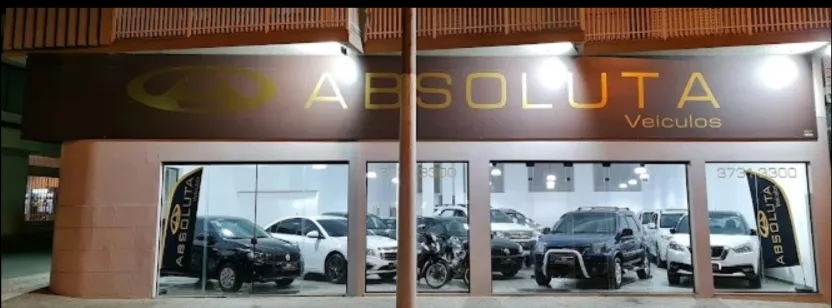 Fachada da loja Veículos à venda em ABSOLUTA MULTIMARCAS - Andradas - MG