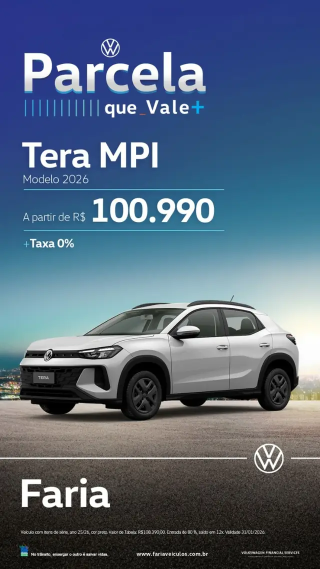 Carro Volkswagen Tera 2026 MPI