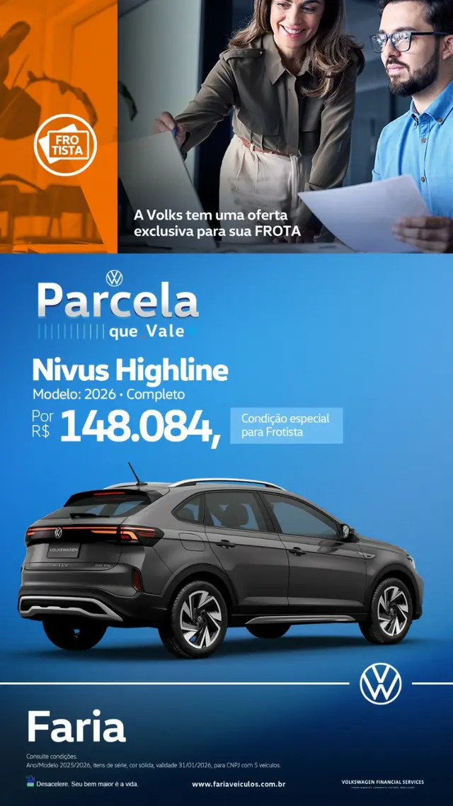 Carro Volkswagen Nivus 2026 Highline 200 TSI