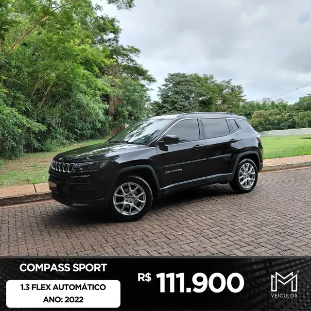 Carro Jeep Compass 2022 Sport 1.3 T270 (Aut) (Flex)