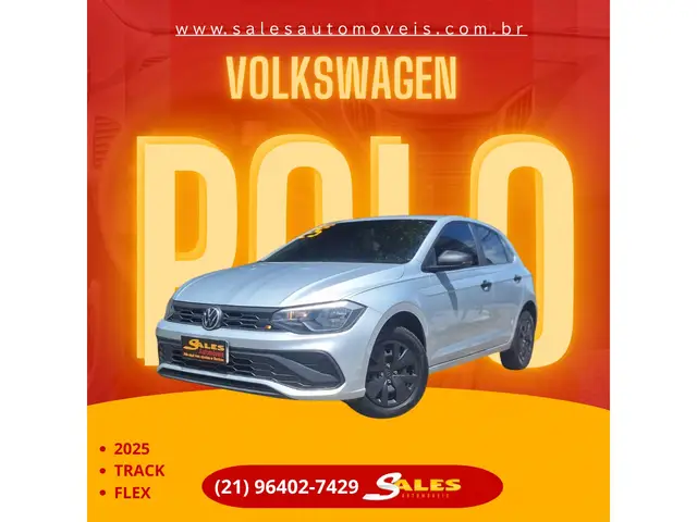Carro Volkswagen Polo 2025 Track 1.0 Flex 12V 5p