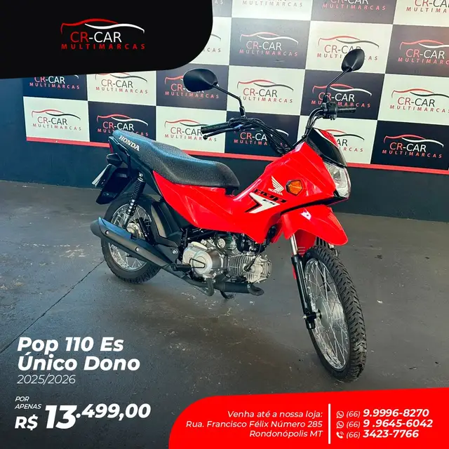 Moto Honda Pop 110i 2026 ES