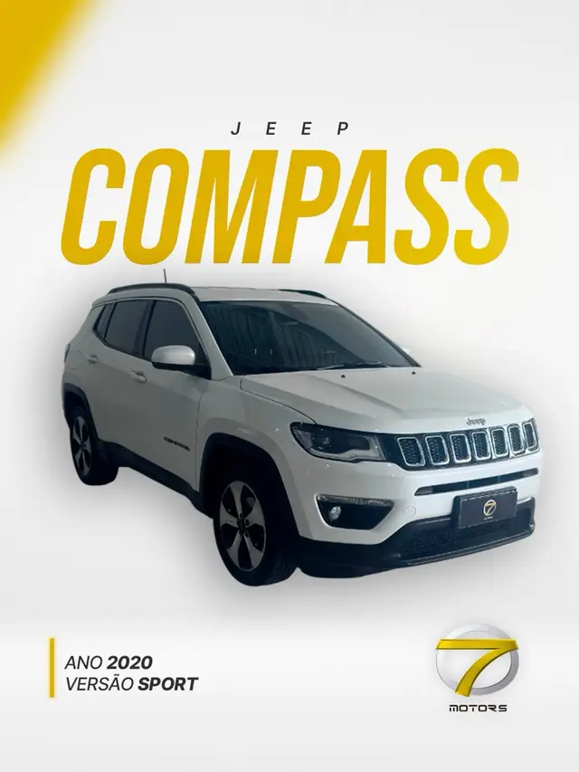 Carro Jeep Compass 2020 2.0 Sport 4x2 (Aut) (Flex)
