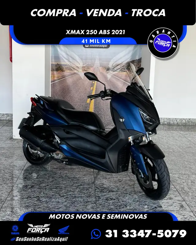 Moto Yamaha XMax 2021 250 (ABS)