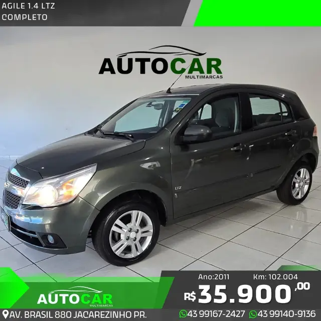 Carro Chevrolet Agile 2011 LTZ 1.4 8V (Flex)