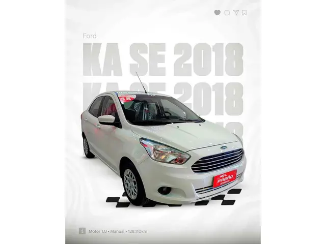 Carro Ford Ka Sedan 2018 SE 1.0 (Flex)