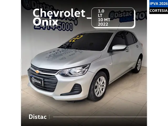 Carro Chevrolet Onix 2022 LT 1.0 (Flex)