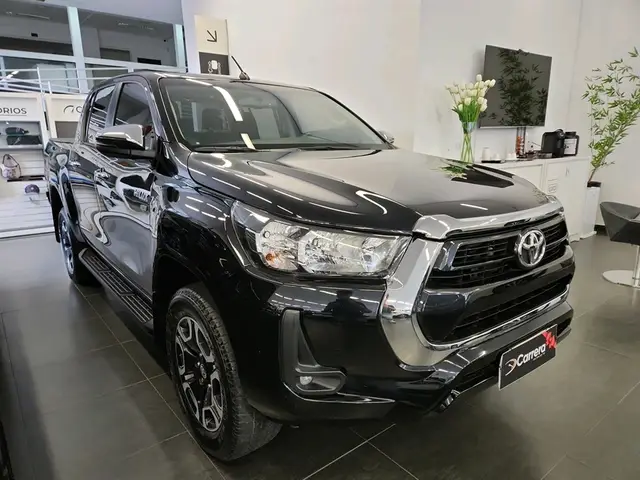 Carro Toyota Hilux Cabine Dupla 2021 SRV 2.7 CD 4x2 (Flex) (Aut)