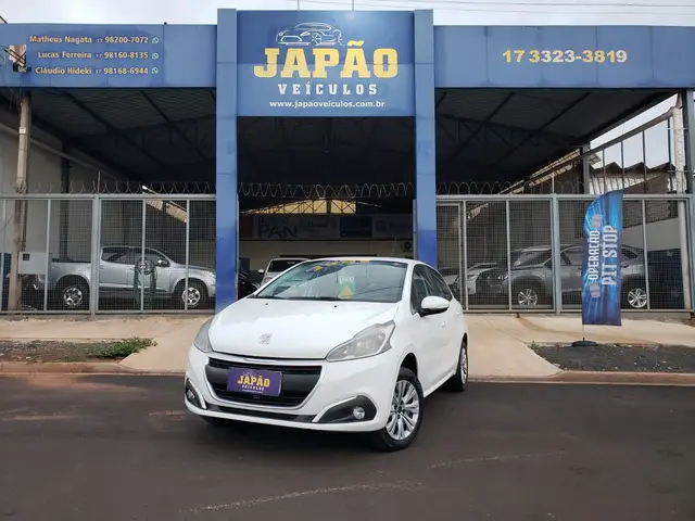 Carro Peugeot 208 2017 Active 1.2 12V (Flex)